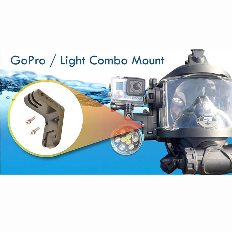 GoPro® / Light Combination Mount for Accessory Rail System - Technology Systems
