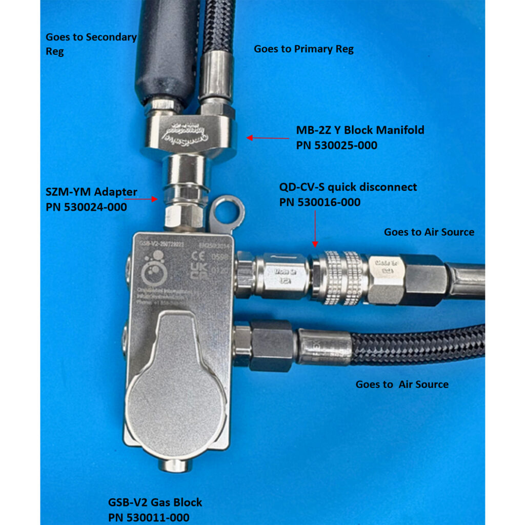 Gsb Block GSB-V2 Gas Manifold Block - Ocean Technology Systems